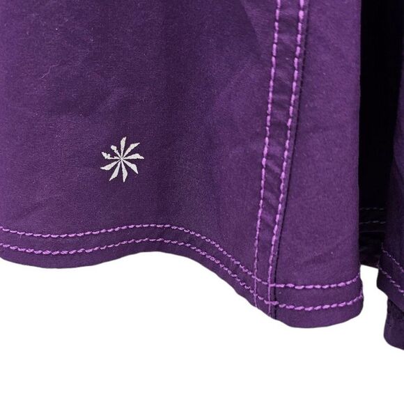 Athleta 4T Purple All Terrain Hiking Active Walking Golf Casual Skirt - Picture 2 of 10
